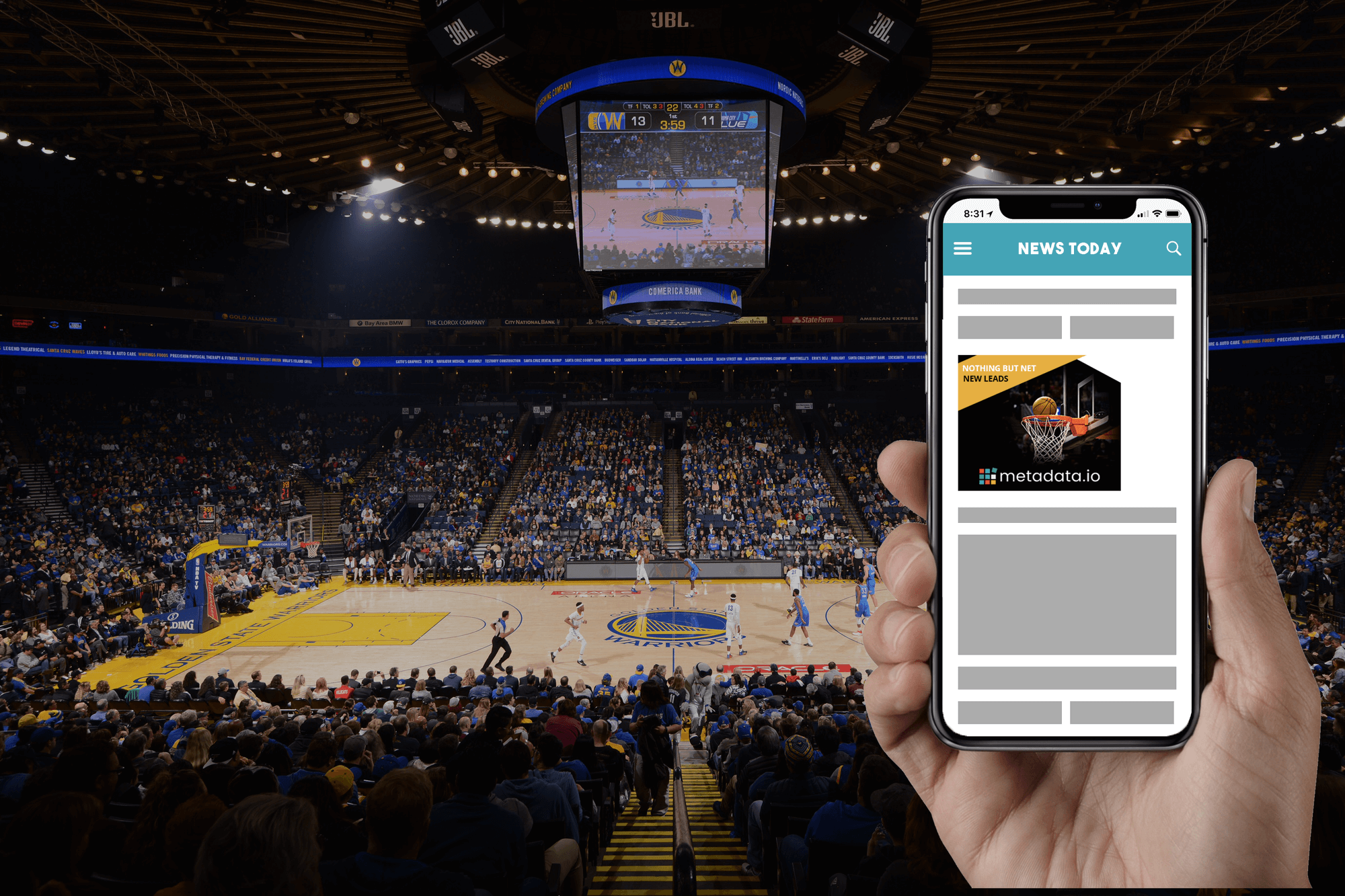 Nothing but Net New Leads: Geofencing Ads to the Oracle Arena