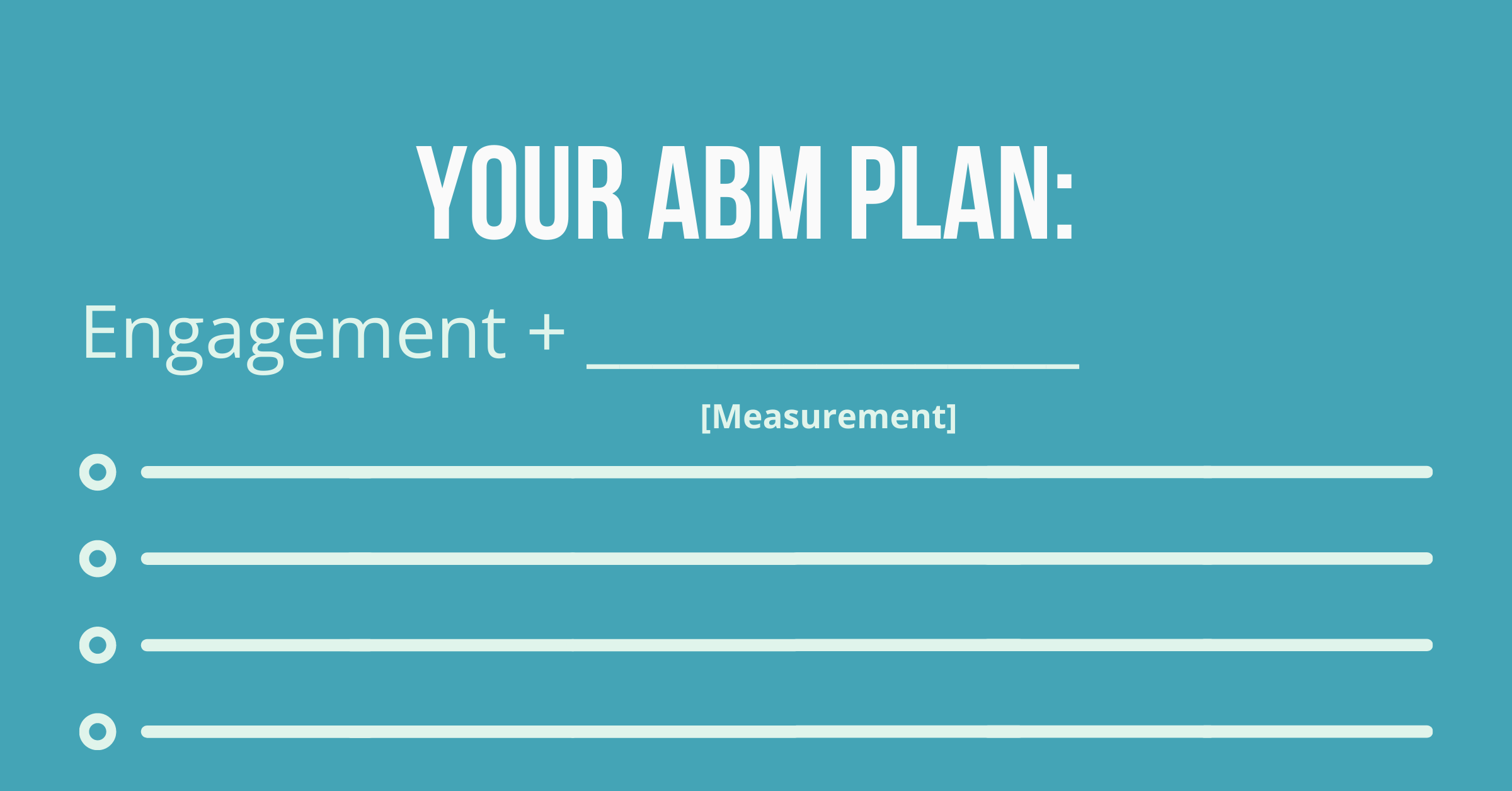 Not Just Engagement. Engagement AND ______…