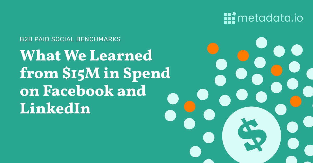 B2B Paid Social Benchmarks: What We Learned From $15M in Spend on Facebook and LinkedIn